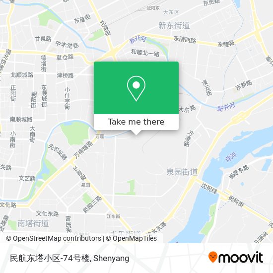 民航东塔小区-74号楼 map