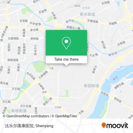 法乐尔痛康医院 map