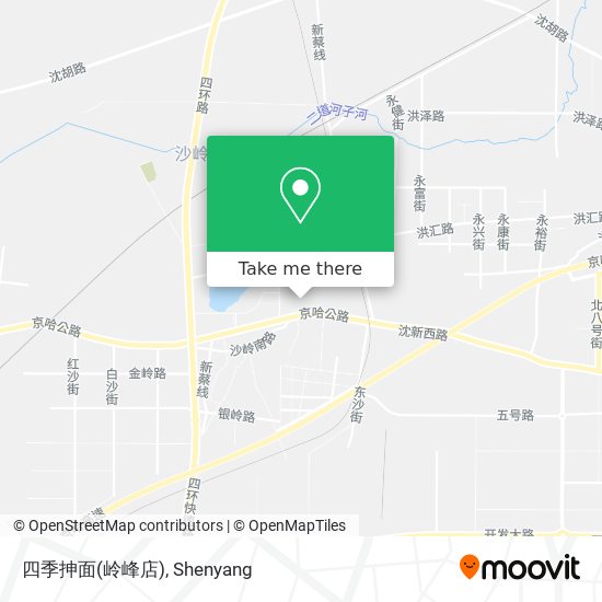 四季抻面(岭峰店) map