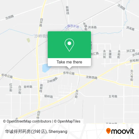 华诚得邦药房(沙岭店) map
