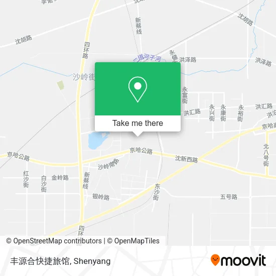 丰源合快捷旅馆 map