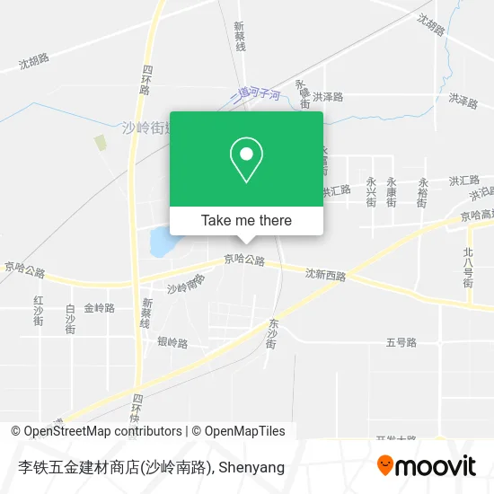 李铁五金建材商店(沙岭南路) map