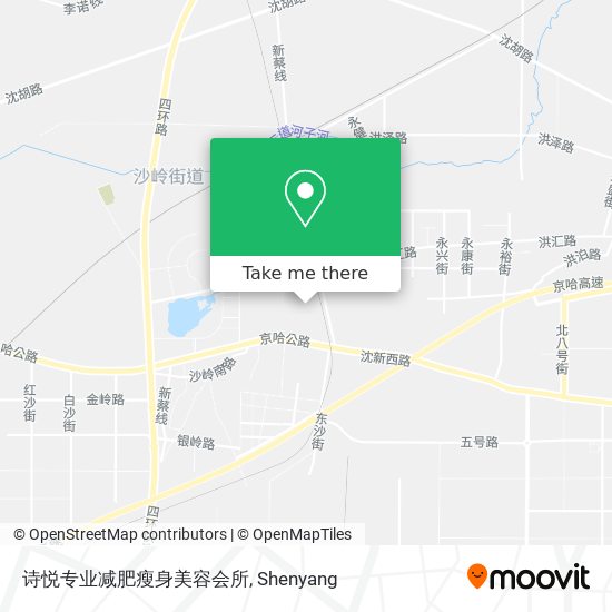 诗悦专业减肥瘦身美容会所 map