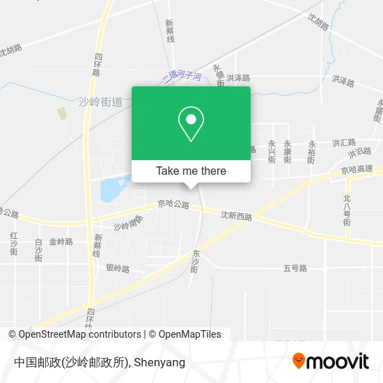 中国邮政(沙岭邮政所) map