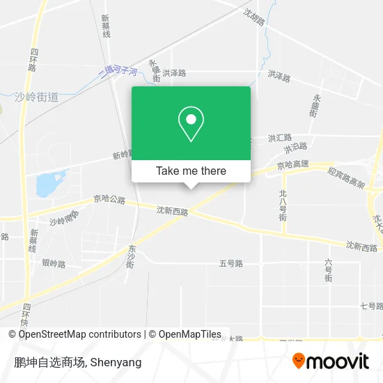 鹏坤自选商场 map