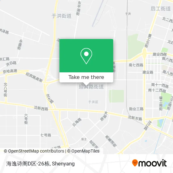 海逸诗阁D区-26栋 map