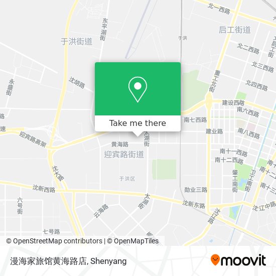 漫海家旅馆黄海路店 map