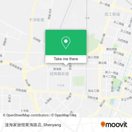 漫海家旅馆黄海路店 map
