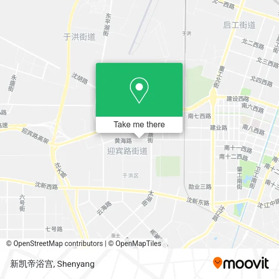 新凯帝浴宫 map