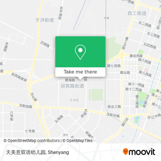 天美意双语幼儿园 map