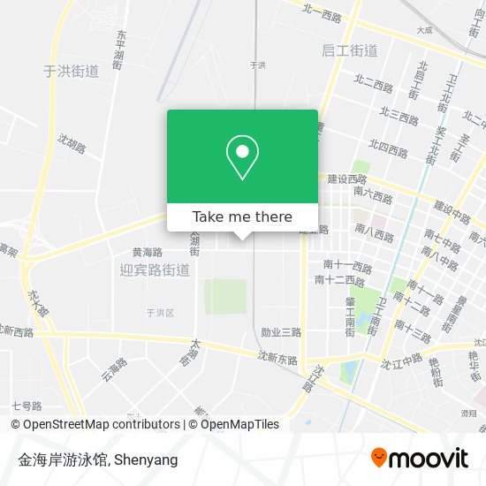 金海岸游泳馆 map