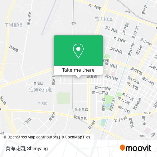 黄海花园 map