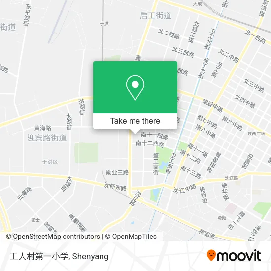 工人村第一小学 map