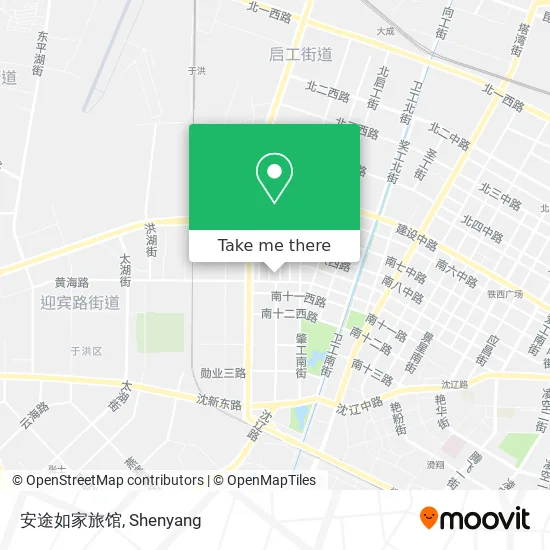 安途如家旅馆 map