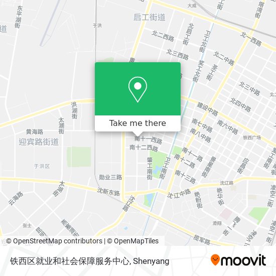 铁西区就业和社会保障服务中心 map