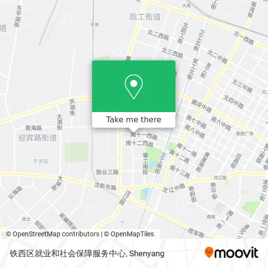 铁西区就业和社会保障服务中心 map