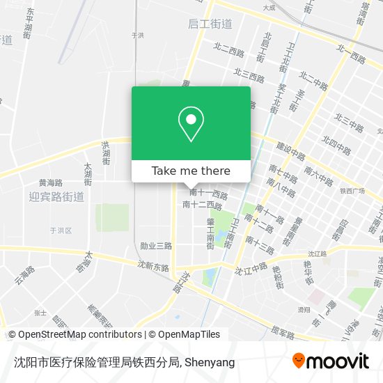 沈阳市医疗保险管理局铁西分局 map
