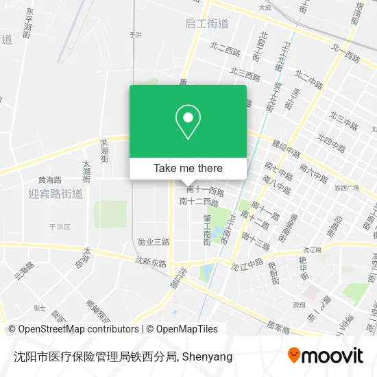 沈阳市医疗保险管理局铁西分局 map