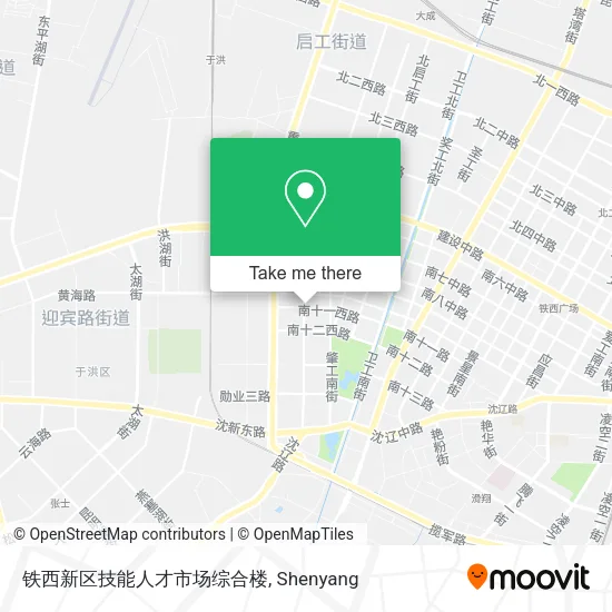 铁西新区技能人才市场综合楼 map