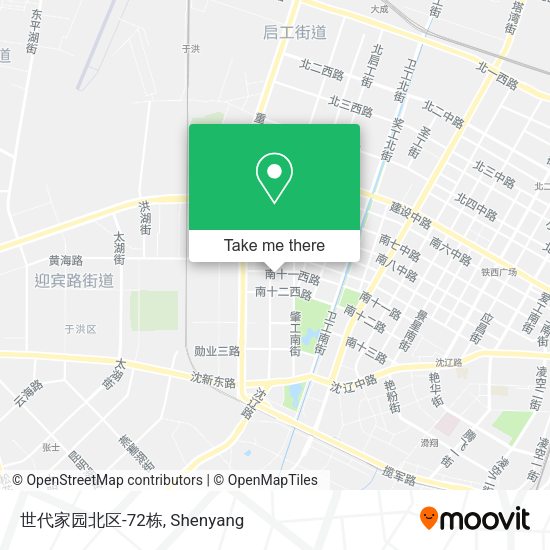世代家园北区-72栋 map