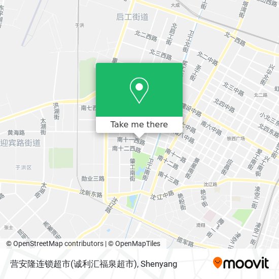 营安隆连锁超市(诚利汇福泉超市) map