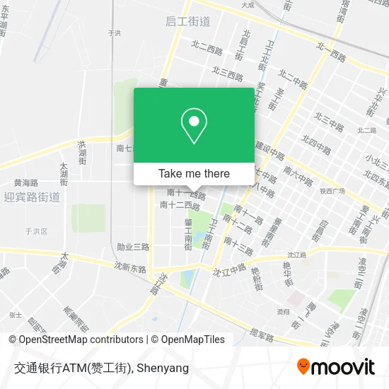 交通银行ATM(赞工街) map