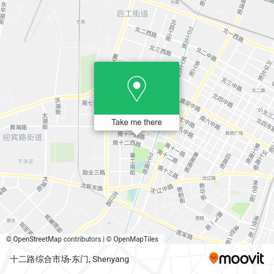 十二路综合市场-东门 map