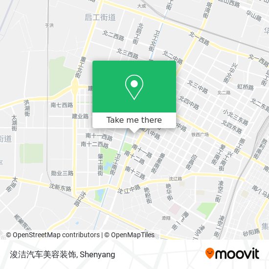 浚洁汽车美容装饰 map