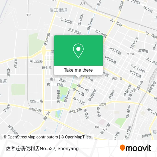 佐客连锁便利店No.537 map