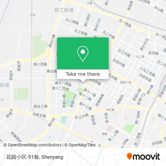 花园小区-51栋 map