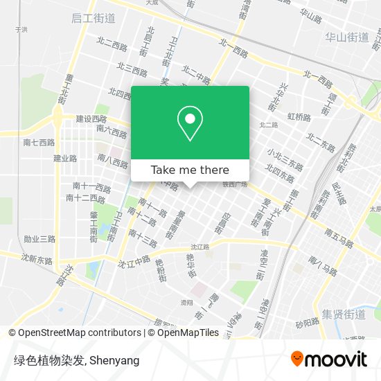 绿色植物染发 map