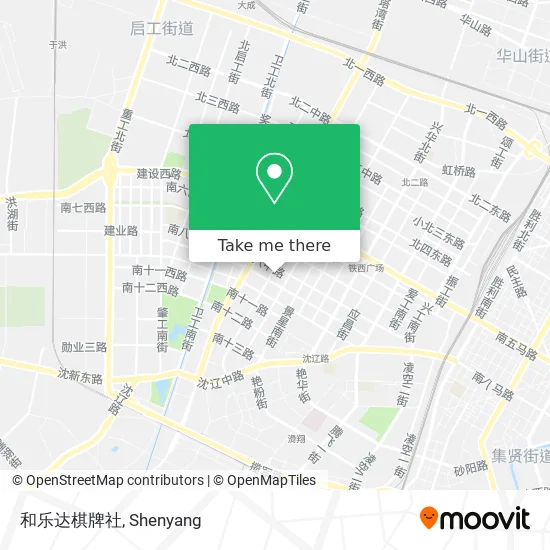 和乐达棋牌社 map