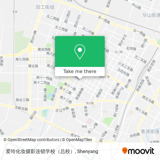 爱玲化妆摄影连锁学校（总校） map