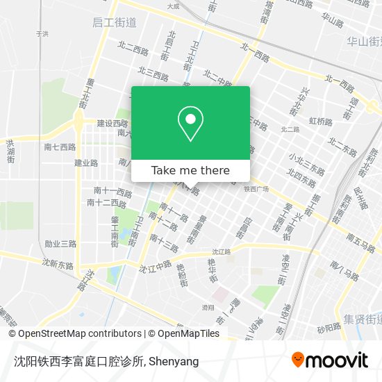 沈阳铁西李富庭口腔诊所 map