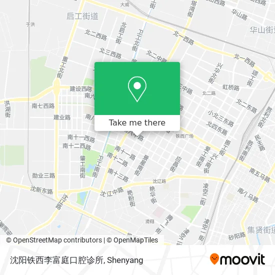 沈阳铁西李富庭口腔诊所 map