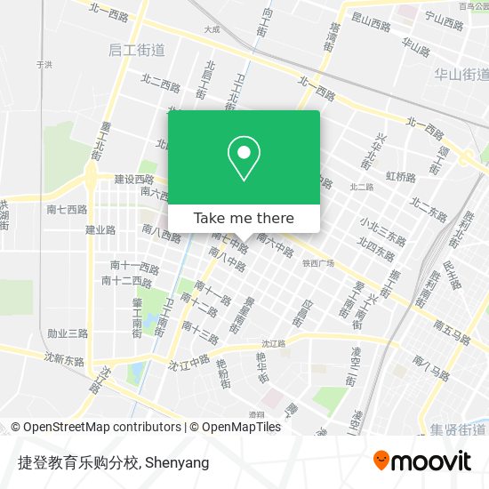 捷登教育乐购分校 map