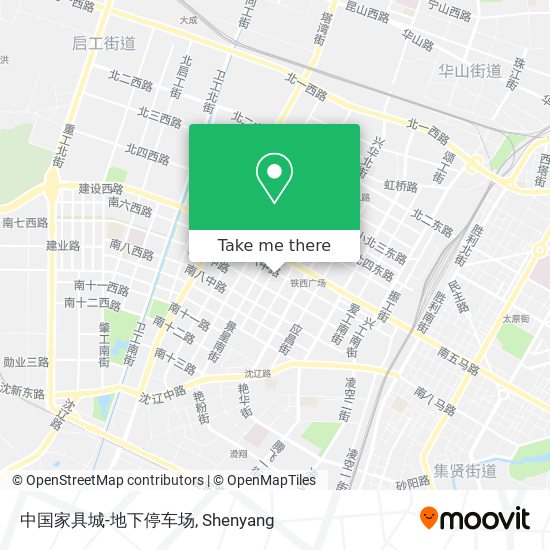 中国家具城-地下停车场 map