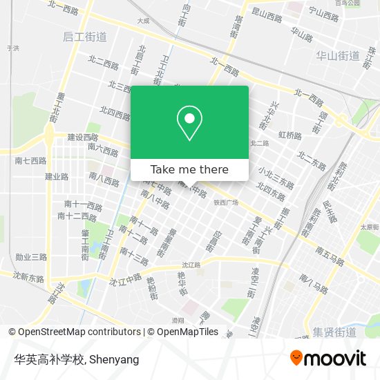 华英高补学校 map