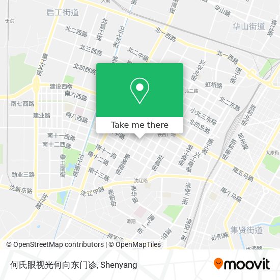 何氏眼视光何向东门诊 map