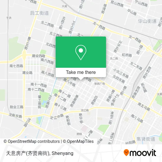天意房产(齐贤南街) map