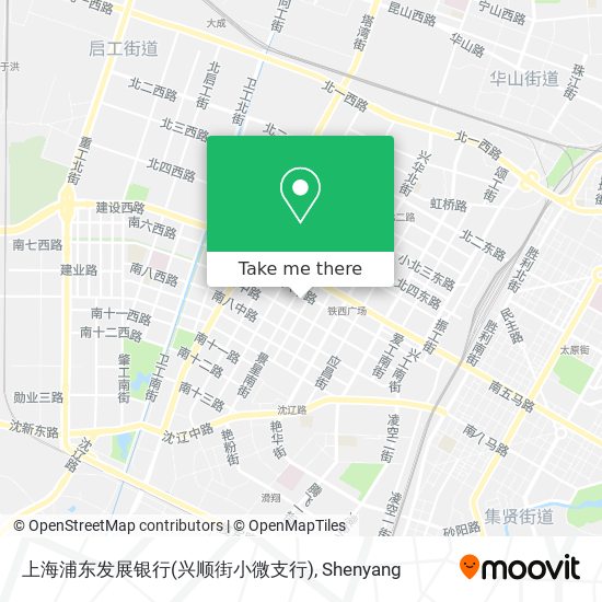 上海浦东发展银行(兴顺街小微支行) map