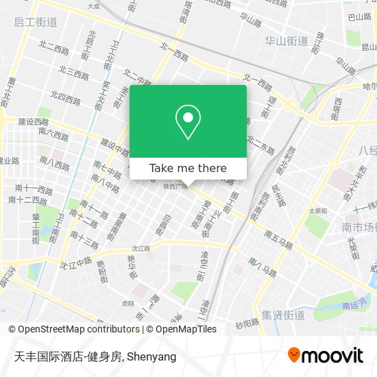 天丰国际酒店-健身房 map