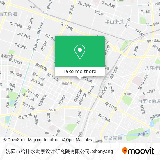 沈阳市给排水勘察设计研究院有限公司 map
