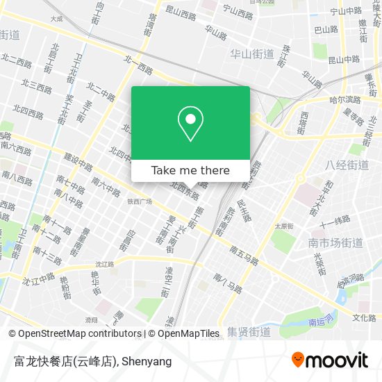 富龙快餐店(云峰店) map