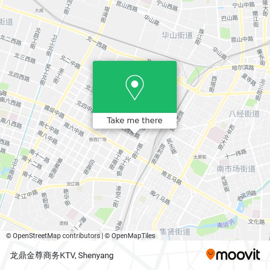 龙鼎金尊商务KTV map