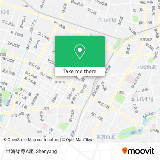 世海铭尊A座 map