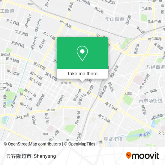 云客隆超市 map