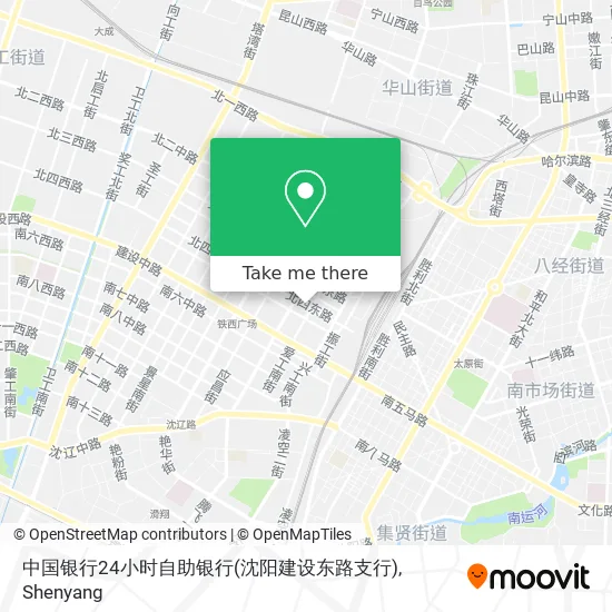 中国银行24小时自助银行(沈阳建设东路支行) map
