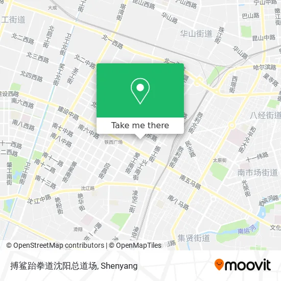 搏鲨跆拳道沈阳总道场 map