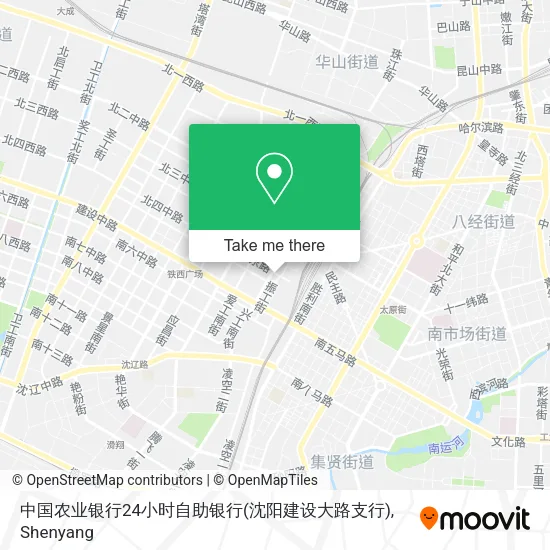中国农业银行24小时自助银行(沈阳建设大路支行) map